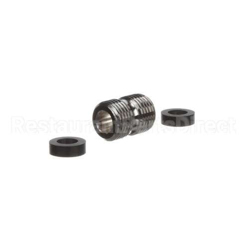 098A T&S Brass 3/4-14Un Male X Male Fitting W/ Hose Was