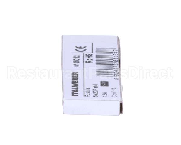 0C8375 Electrolux Professional Fuse; 250V 12A 5X20Mm; Set 10Pcs