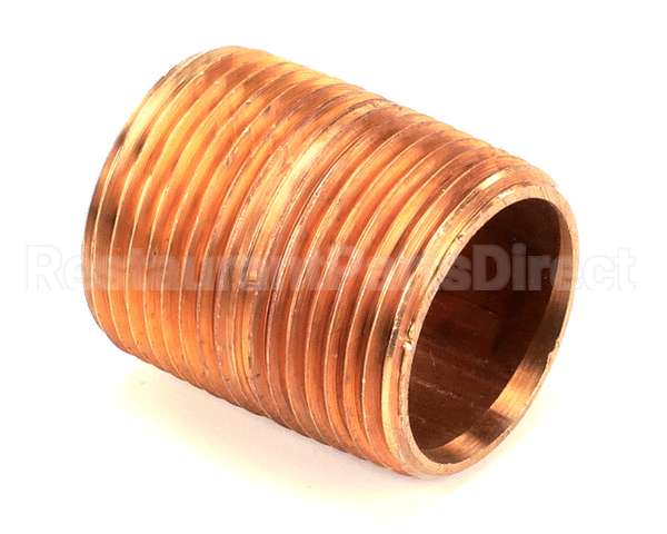 10-8287 Market Forge Close Nipple 1 Ips, Brass