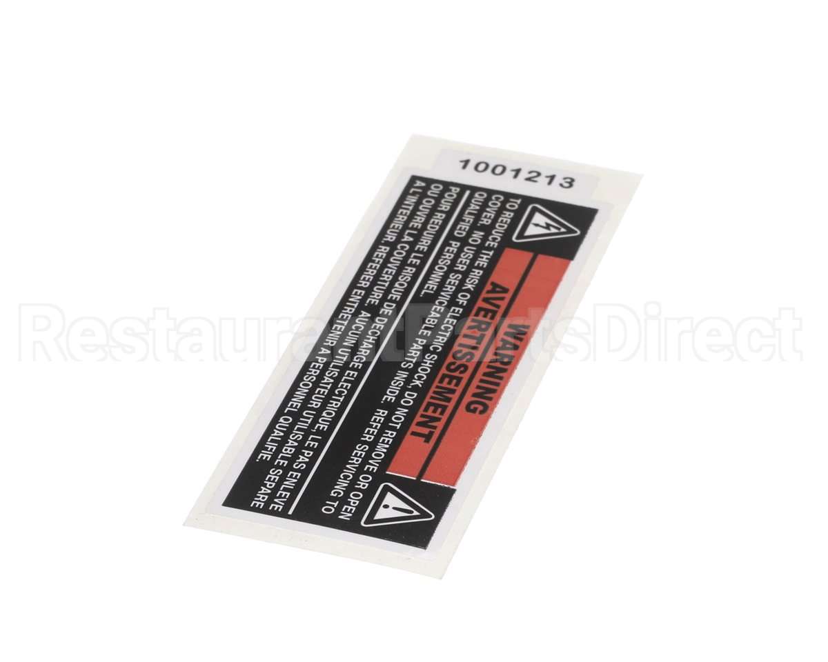 1001213 Antunes Label, Shock Hazard