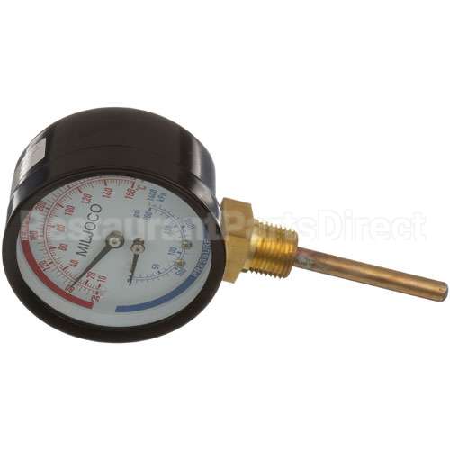101144 Compatible Champion Press/Temp Gauge 3, 50-290 F, 0-200 Psi