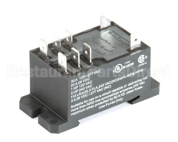 101279 Turbochef Relay, Sealed,2P, Dt, 30Amp, Class F, Ul