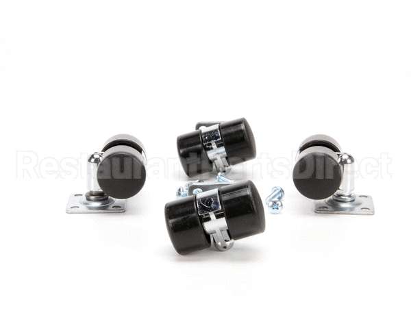 10314-01 Silver King Kit Casters 1 7/16 Wh/1 3/4 Th