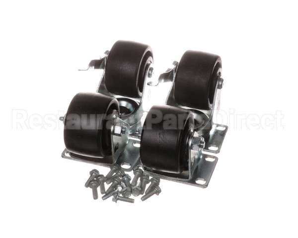 10314-102 Silver King Kit Caster Plate 3 In Wh/4 In