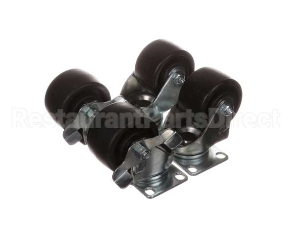 10314-102 Silver King Kit Caster Plate 3 In Wh/4 In