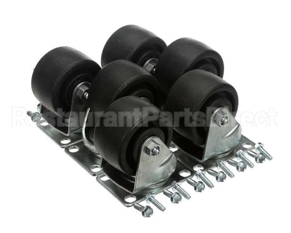 10314-105 Silver King 4'' Caster Plate Kit W/O Brake