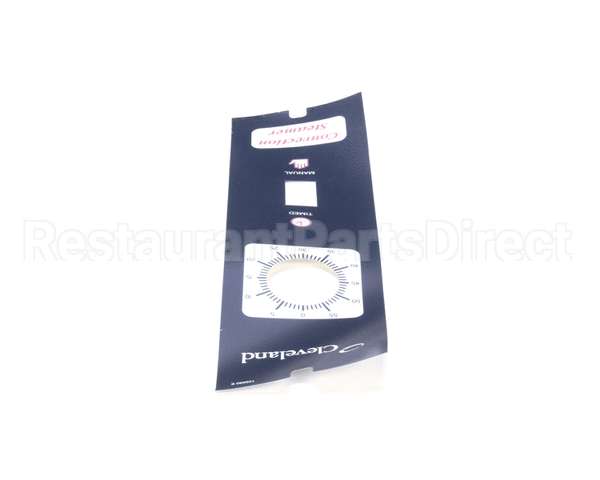 105690 Cleveland Label;Control;Mech.timer Rear