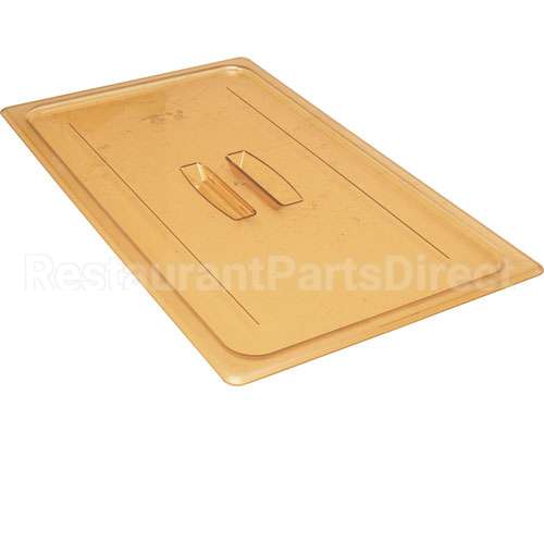 10HPCH(150) Compatible Cambro Hot Lid Full Solid-150 Amber