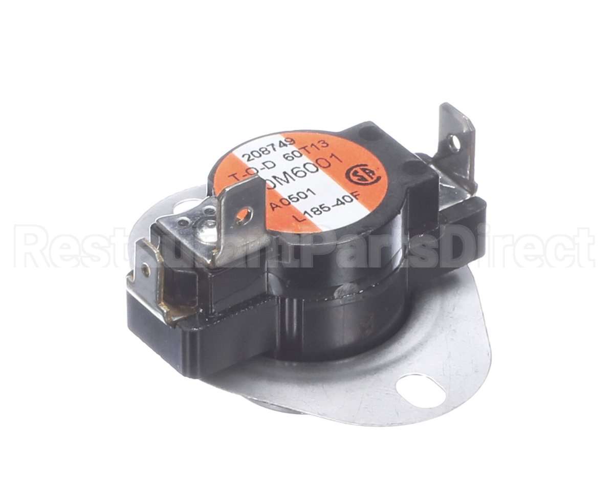 10M60 Lennox Limit Control, 185 Deg F, Spdt, Orange/W