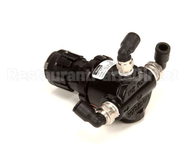 110130009 Doughpro Proluxe Regulator With Air Fittings Bl