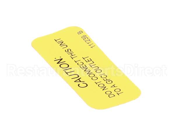 111239 Cleveland Label;Gfci Warning
