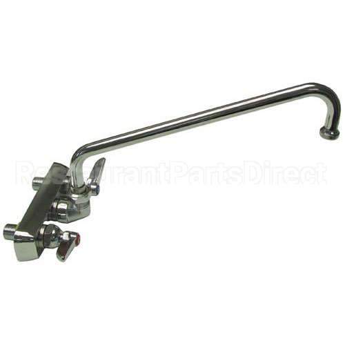 1118M Compatible TS Brass Faucet, 4"Wall, 12"Spt, Leadfree