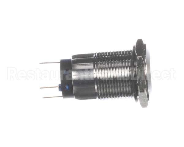 11392 Halton Blue Illum Metal Push Button