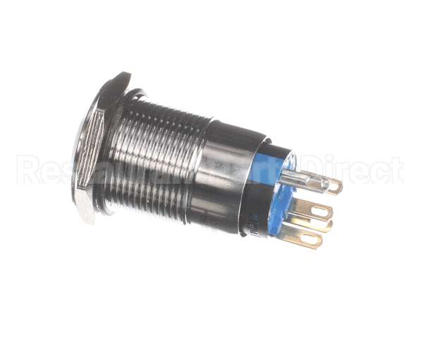 11392 Halton Blue Illum Metal Push Button
