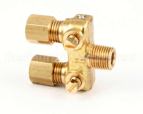 1166004 Southbend Range Fitting,Double Pilot,3/16Tube