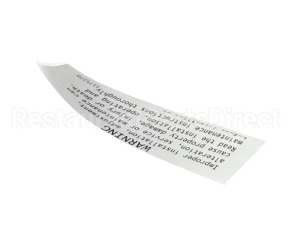 1175270 Southbend Range Label,Warning,Improp.install