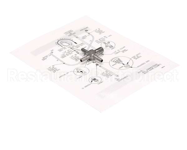 1177816 Stoelting Kit; 4-Way Tee Replacement