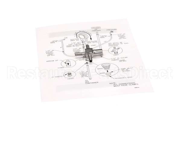 1177816 Stoelting Kit; 4-Way Tee Replacement