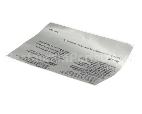 1179076 Southbend Range Lighting Instructions -English