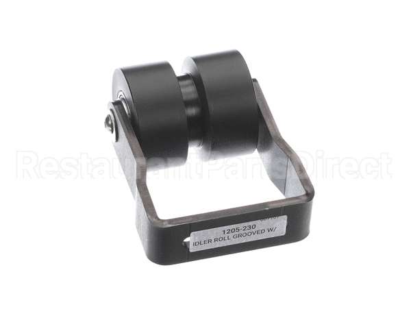 1205-230 Chicago Dryer Idler Roll Grooved Wbracket