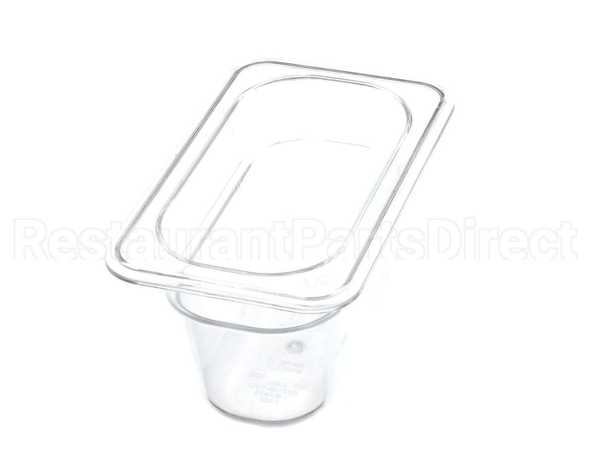 12190012 Fagor Commerical - Miami Clear Salad Tray 1/9X4