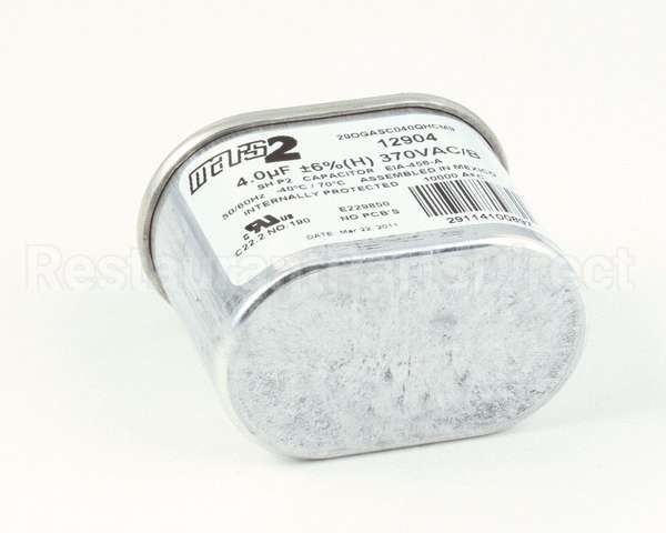 12904 Mars Motors Run Capacitor 4Mfd 370V Oval