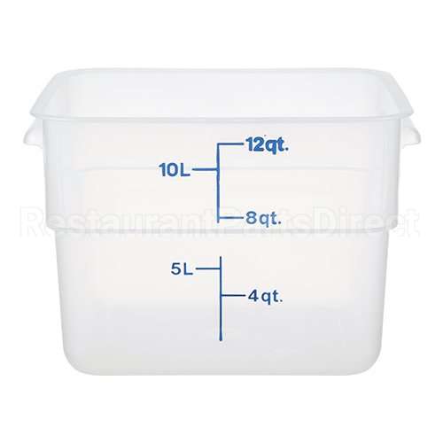 12SFSPP Compatible Midwest Appliance Parts Container Sq 12Qt Semi-Clr