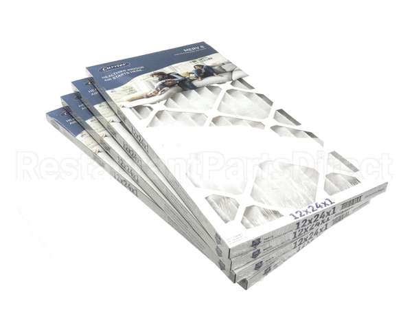 12X24X1-M8-C-P4 Carrier Merv 8 1" Filter Pack