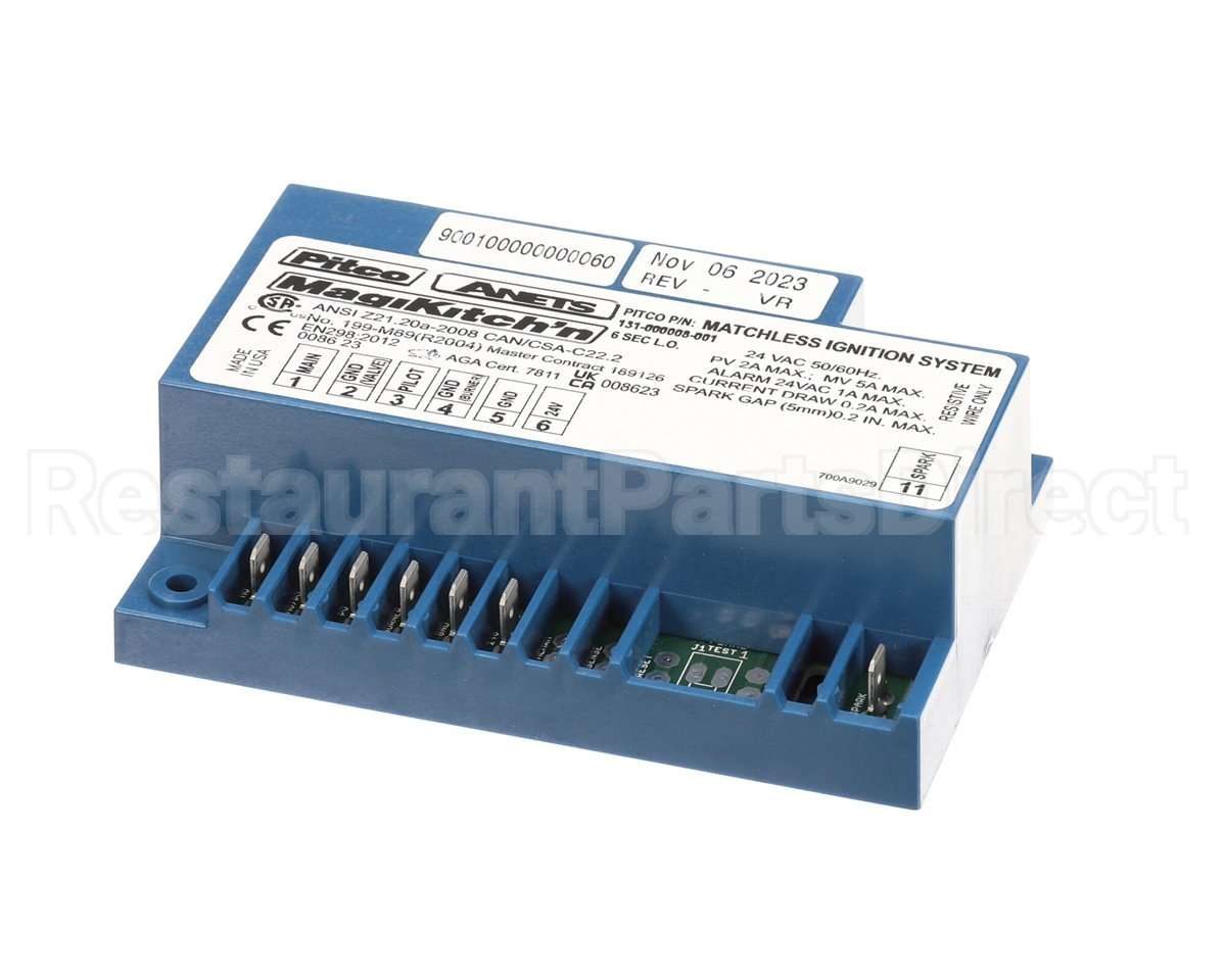 131-000008-001 Ultrafryer Ctl,Ign Mdl 24V Uf Ce