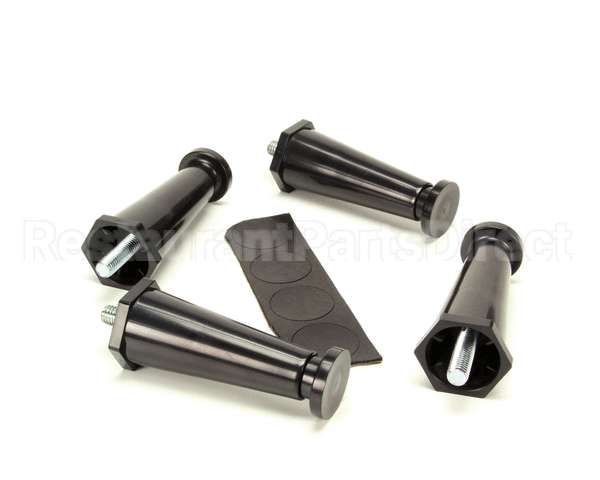 13255.0003 Bunn Kit, Leg-4.0 Adj Blk Plstc Flg