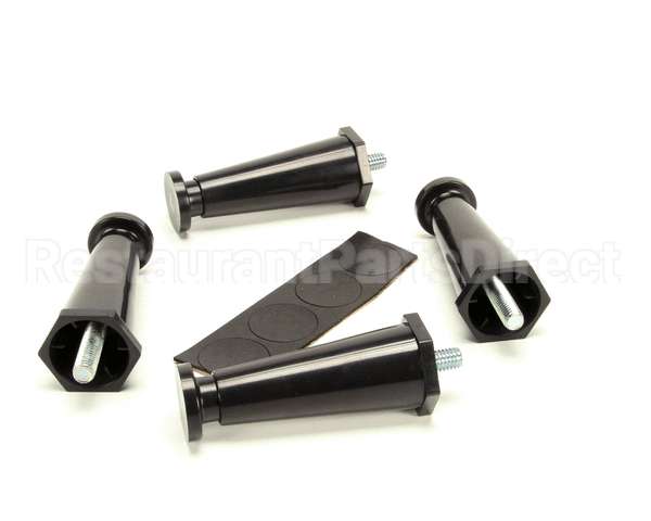 13255.0003 Bunn Kit, Leg-4.0 Adj Blk Plstc Flg