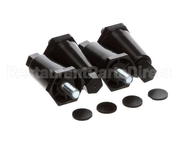 13255.0006 Bunn Kit,Leg-2.50 Adj Blk Plastic