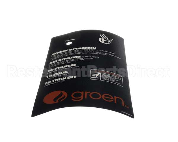 137570 Groen Decal, Operating Instructions,
