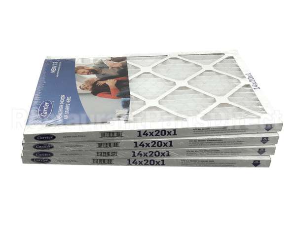14X20X1-M13-C-P4 Carrier Merv 13 1" Air Filter, 14"X20"X1", 4 Pac