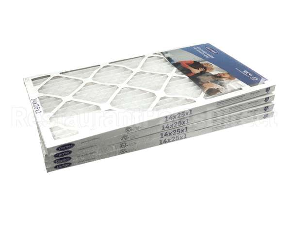 14X25X1-M13-C-P4 Carrier Merv 13 1" Air Filter, 14"X25"X1", 4 Pac
