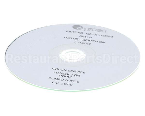 155943 Groen Cd - Service Manual, Combo Ove
