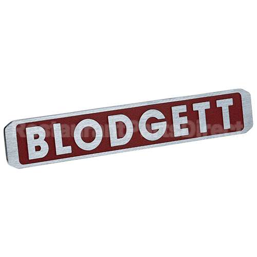16470 Compatible Blodgett 10 Blodgett Nameplate