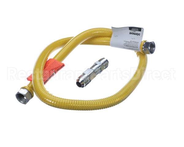 1650NPFS48 Dormont Stationary Gas Connector, 1/2 Dia., 48 L