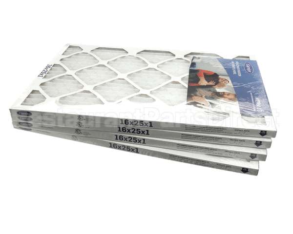 16X25X1-M13-C-P4 Carrier Merv 13 1" Air Filter, 16"X25"X1", 4 Pac