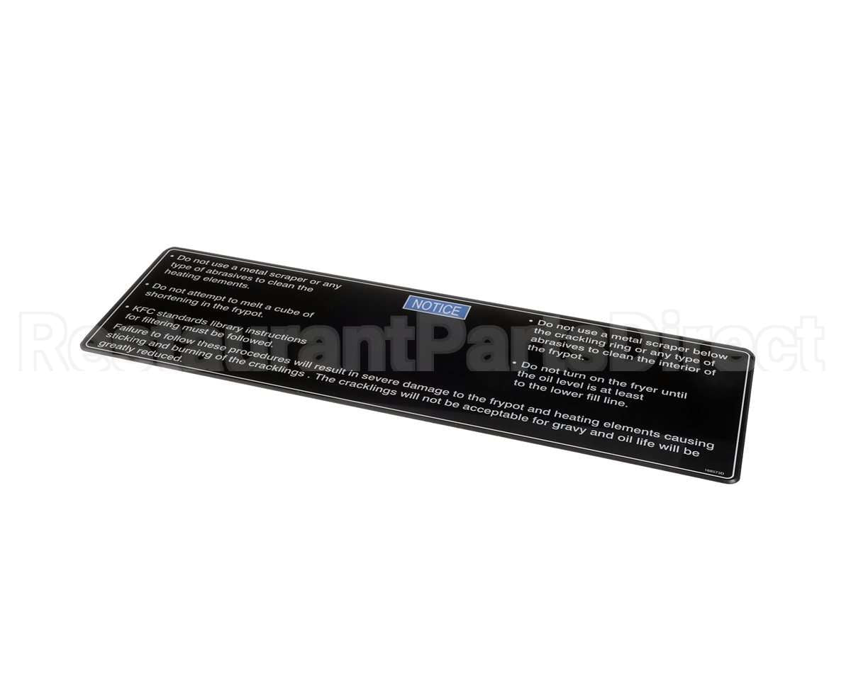 170332 Henny Penny Label-Shortening Melt,Gm,V