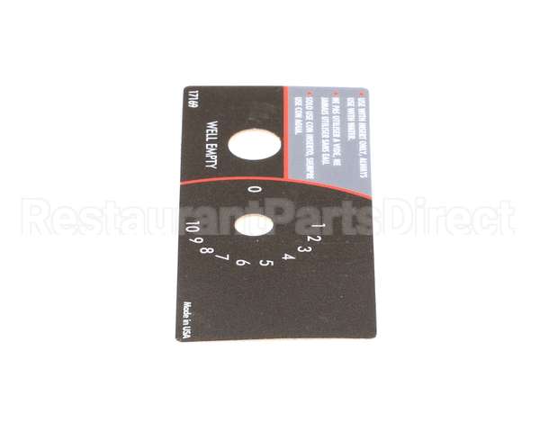 17169-1 Vollrath Label Control