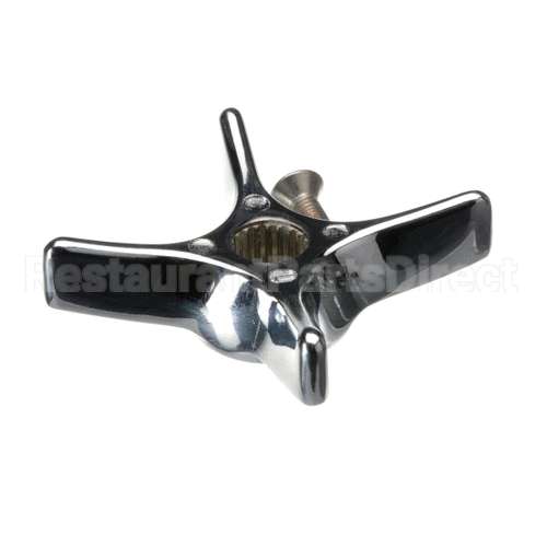 175FC T&S Brass 4Arm Kitchen Handle W Cold Button & Sc