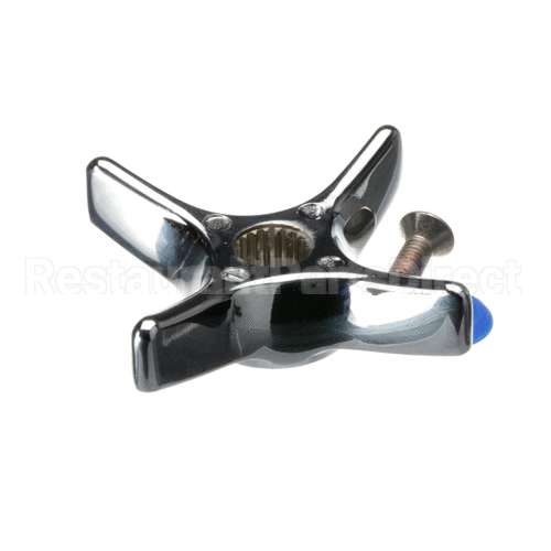 175FC T&S Brass 4Arm Kitchen Handle W Cold Button & Sc