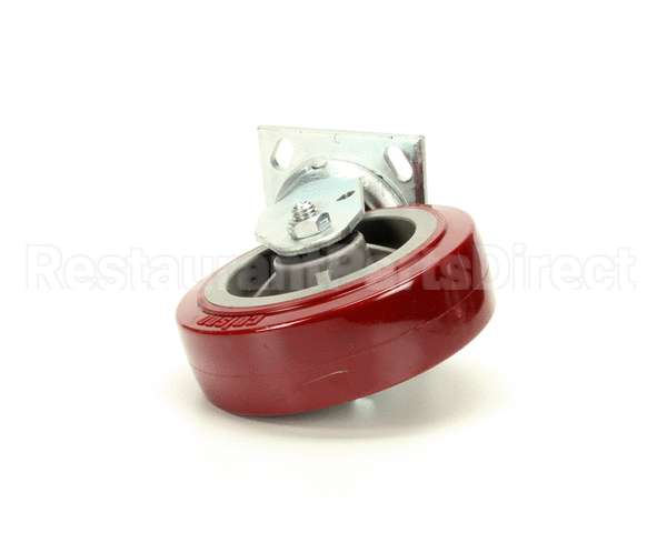 18301-6214 Carter Hoffmann 6" Swivel Red Poly -Cw-