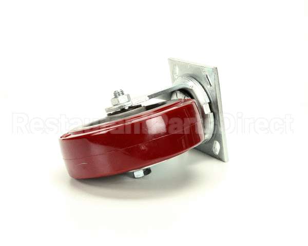 18301-6214 Carter Hoffmann 6" Swivel Red Poly -Cw-