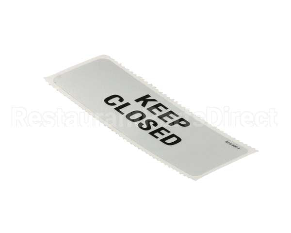 18312-0497 Carter Hoffmann Keep Closed Decal