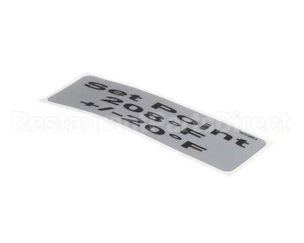 18312-0555 Carter Hoffmann Decal, 208 +/-15 Deg F