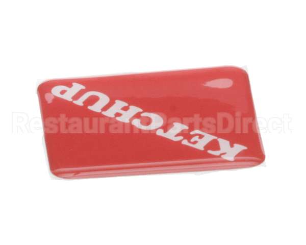 19-420-0002 Wunder-Bar Domed Label - Ketchup