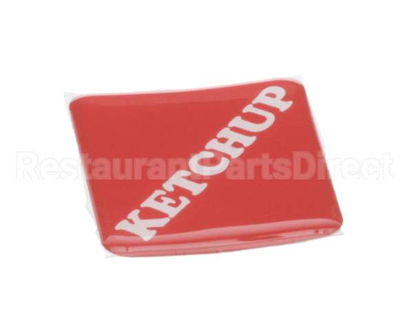 19-420-0002 Wunder-Bar Domed Label - Ketchup