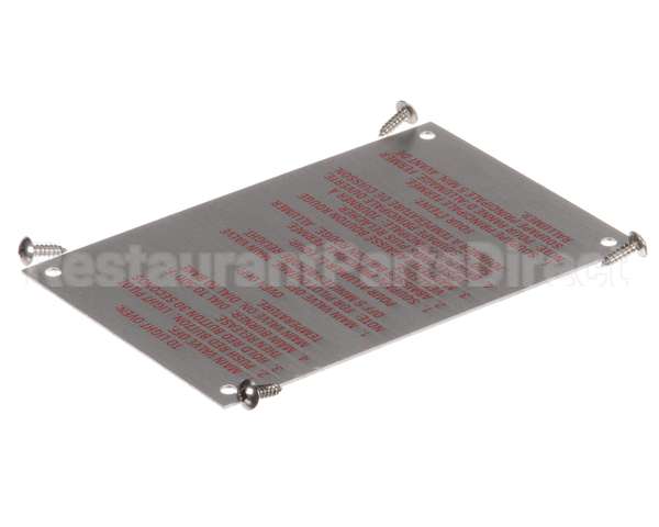 20326 Blodgett Lighting Instr Plate W/Screws
